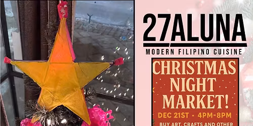 "Last minute Christmas Night Market!"