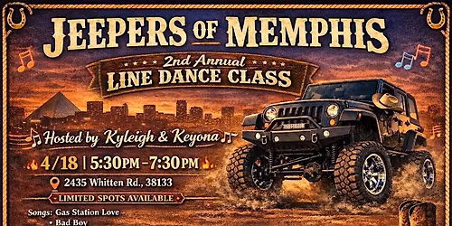Jeepers of Memphis Line Dance Class