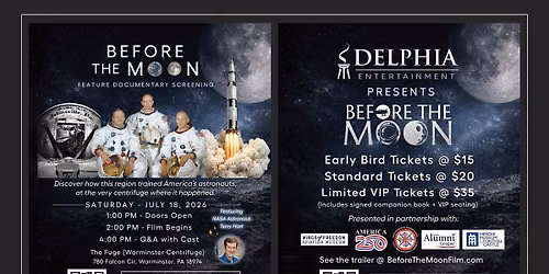 Before the Moon- A New Documentary Film by Jason Sherman!