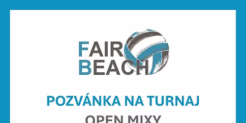 Open turnaj sm\u00ed\u0161en\u00fdch dvojic v beachvolejbalu