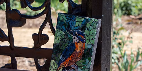 Glass Mosaic Panel: Birds and Butterflies (Two-Day Workshop)