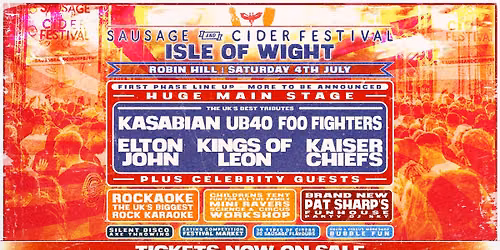 Sausage and Cider Fest - Isle Of Wight 2026