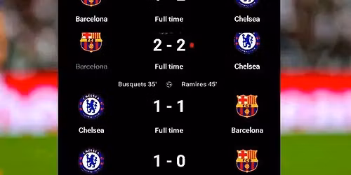 Chelsea vs Barcelona 