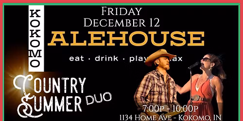 Country Summer Duo - Dalhia & Tim @ Kokomo Alehouse