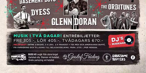 Marcel Riesco and the Rhythm Cats at the Indoor Rockin' Roots Festival in Karlstad, Sweden