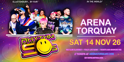 Rhythm Of The 90's Live Band at Arena Torquay