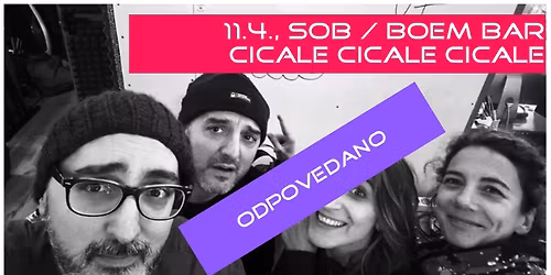 ODPOVEDANO \/ CICALE CICALE CICALE \/ cinematic live music - nekaj med jazzom in afrobeat vplivi