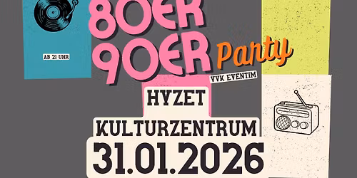 80er 90er Party