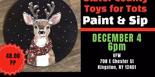 Ulster County Toys for Tots Paint & Sip