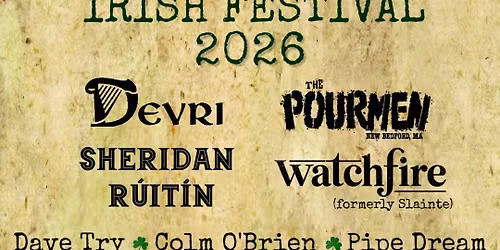 The 2026 Central Mass Irish Festival
