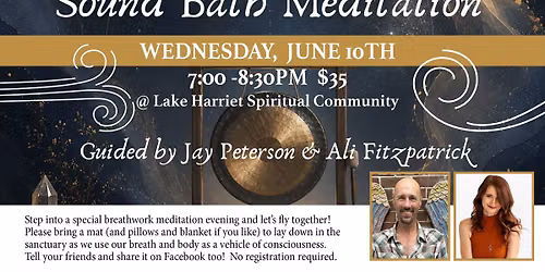 Cosmic Breathwork & Sound Bath Meditation