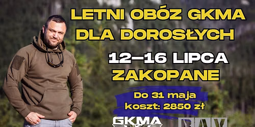 LETNI OB\u00d3Z GKMA - 12-16 LIPCA 2026 - ZAKOPANE