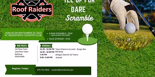 2nd Annual Roof Raiders Tee Up for DARE Scramble