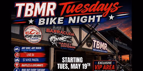 TBMR Tuesdays Bike Night at OCC Road House