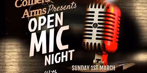 Collier's arms open mic night