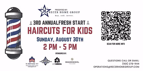 3rd Annual Fresh Start Haircuts for Kids