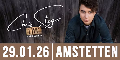 CHRIS STEGER | Live mit Band | Die Remise Amstetten | 29.01.2026