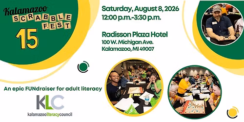 15th Annual Kalamazoo Scrabble(R) Fest