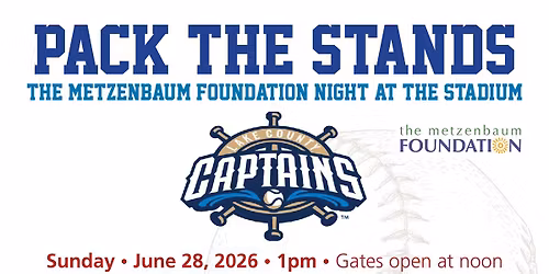 Metzenbaum Foundation At Captains Game