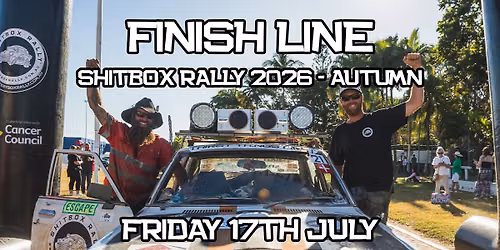 Shitbox Rally 2026 - Autumn FINISH LINE