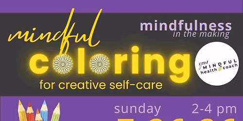 mindful coloring for creative self-care