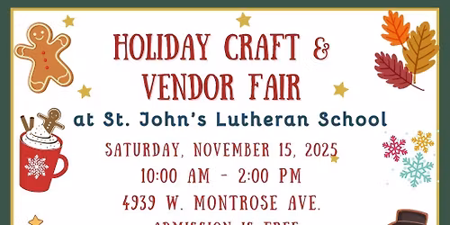 St. John's Holiday Craft & Vendor Fair