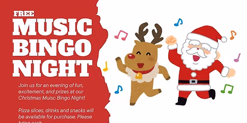FREE Christmas Music BINGO and Sing-along