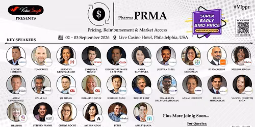 10th Annual Pharma Pricing, Reimbursement & Market Access 2026