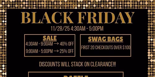\ud83d\udda4 BLACK FRIDAY @ 5 OAKS \ud83d\udda4