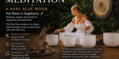 Moon magic sound bath meditation