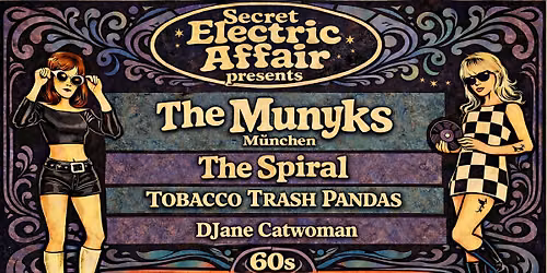 The Munyks+The Spiral+Tobacco Trash Pandas|Studio 30