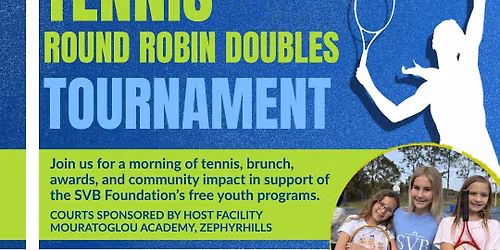 'Serving for Youth' Charity Tennis Doubles Round Robin Tournament
