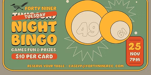 Thursday Night Bingo (But on Tuesday)