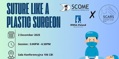 Suture like a plastic surgeon