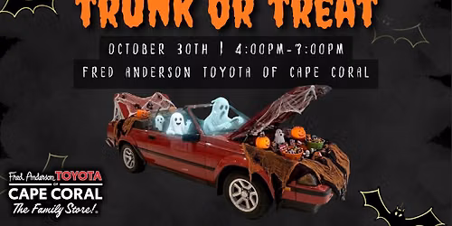 Trunk-or-Treat at Fred Anderson Toyota of Cape Coral!