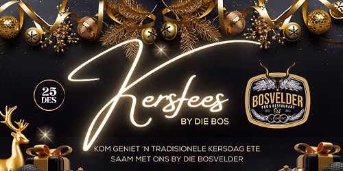Kersfees In Die Bos 2025