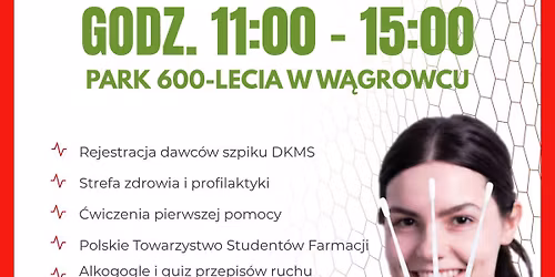 Piknik prozdrowotny z rejestracj\u0105 dawc\u00f3w szpiku w DKMS "Podaj iskr\u0119 \u017cycia - harcerze dla szpiku"