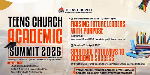 Teens Church Academic Summit 2026