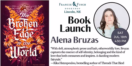 Book Launch - Alena Bruzas - The Broken Edge of the World