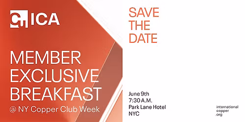 ICA's Member Exclusive Breakfast at NY Copper Club Week