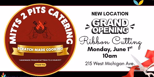 Ribbon Cutting | Mitts 2 Pits Catering
