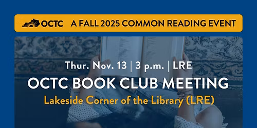 OCTC Bookclub Meeting (all are welcome)