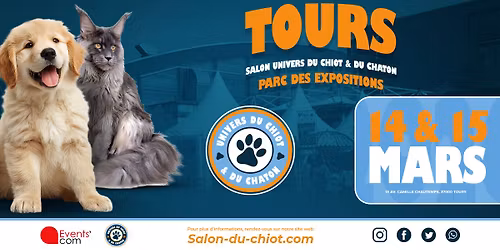 Salon "Univers du chiot & chaton" Tours