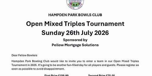 Pellow Mortgage Solutions Open Mixed Triples