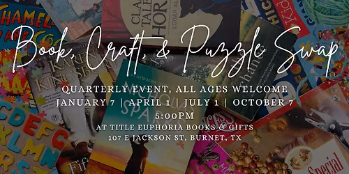 Book, Craft, & Puzzle Swap at Title Euphoria
