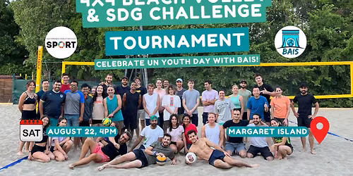 UN International Youth Day 2026 - 4x4 Beach Volley & SDG Challenge Tournament
