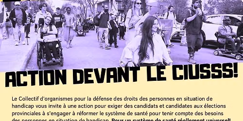 Mobilisation pour des soins de sant\u00e9 d\u00e9cents