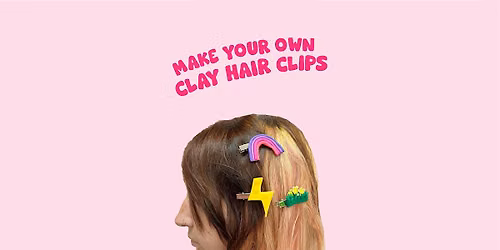 Make your own clay hair clips