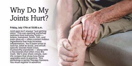 Why Do My Joints Hurt?