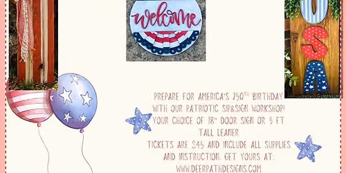 Patriotic Sip & Sign at Lake Milton Brewery